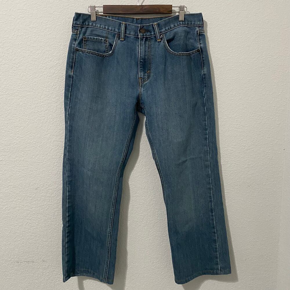 Levi's 559 Relaxed Straight Leg Jeans Mens Measures 33 x 27 Medium Wash Denim
